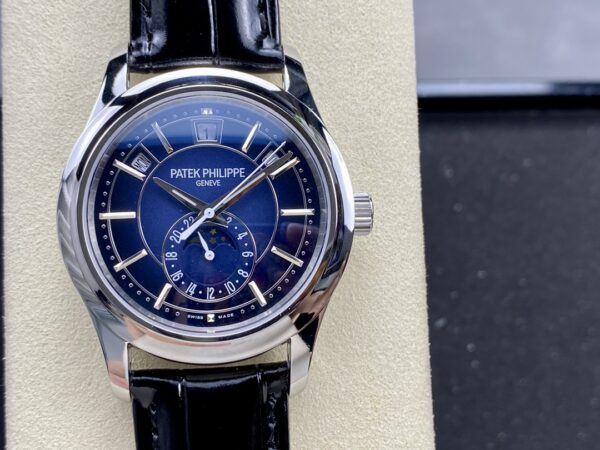 Replica Patek Philippe Complications Annual Calendar White Gold 5205G 013 40mm Mens Watch - Image 3