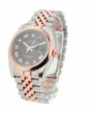 Rolex Datejust 116201 Roman Numeral Black Dial Replica - Image 2