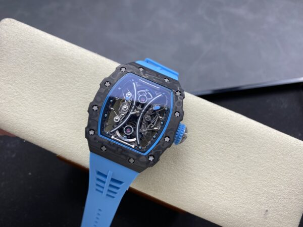 Richard Mille RM 53-01 Tourbillon Pablo Mac Donough Blue Rubber Strap - Image 11