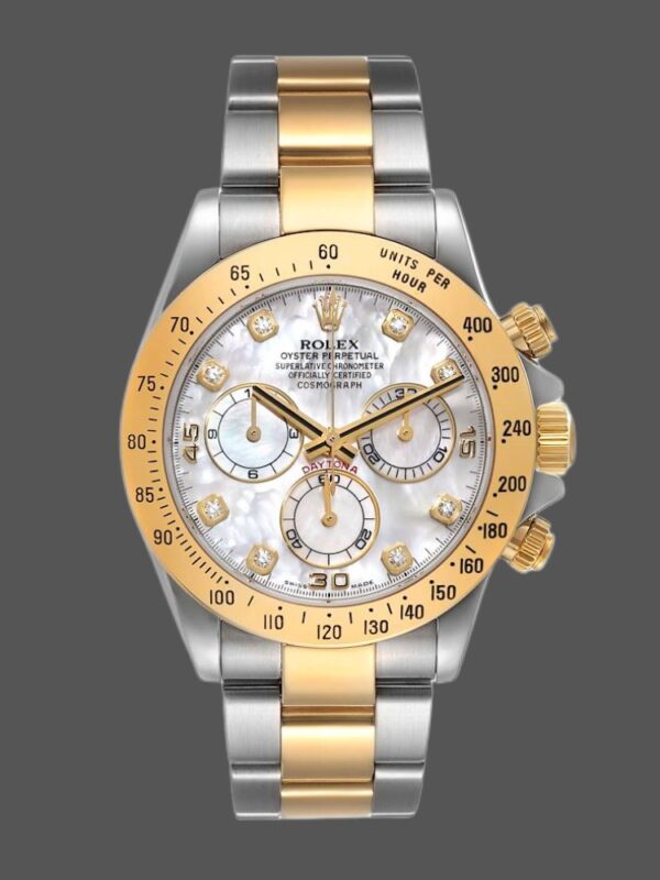 Rolex Cosmograph Daytona 116523 Diamond Mother of Pearl Dial 40mm Mens Replica Watch