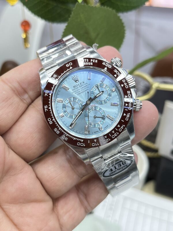 Rolex Cosmograph Daytona 116506 Ice Blue Dial Platinum 40MM Mens Replica Watch - Image 7
