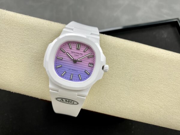 Patek Philippe Nautilus Pink & Purple 5711 40MM Watch - Image 6