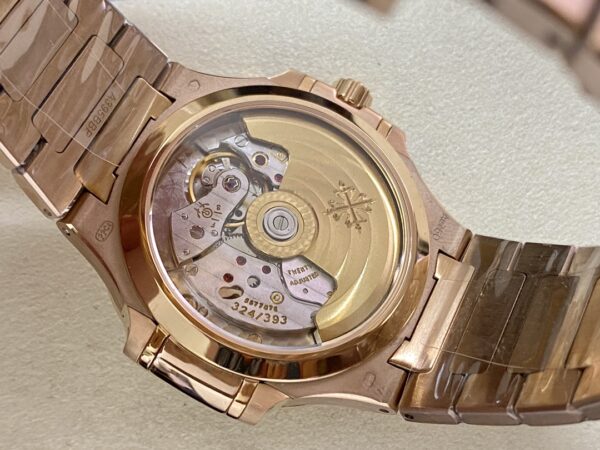 Patek Philippe Nautilus Ladies Rose Gold & Yellow Gold Silver Dial 7118 1R 001 35.2mm - Image 9