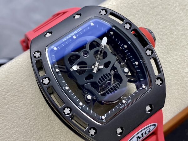 5 Colors Richard Mille Limited Edition RM52 Skull Titanium Tourbillon Openworked Dial - Image 21