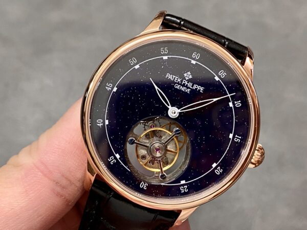 Patek Philippe Grand Complications Sky Moon Tourbillon Rose Gold 6102P 001 Watch - Image 5