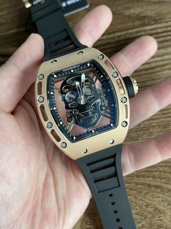 5 Colors Richard Mille Limited Edition RM52 Skull Titanium Tourbillon Openworked Dial - Image 14