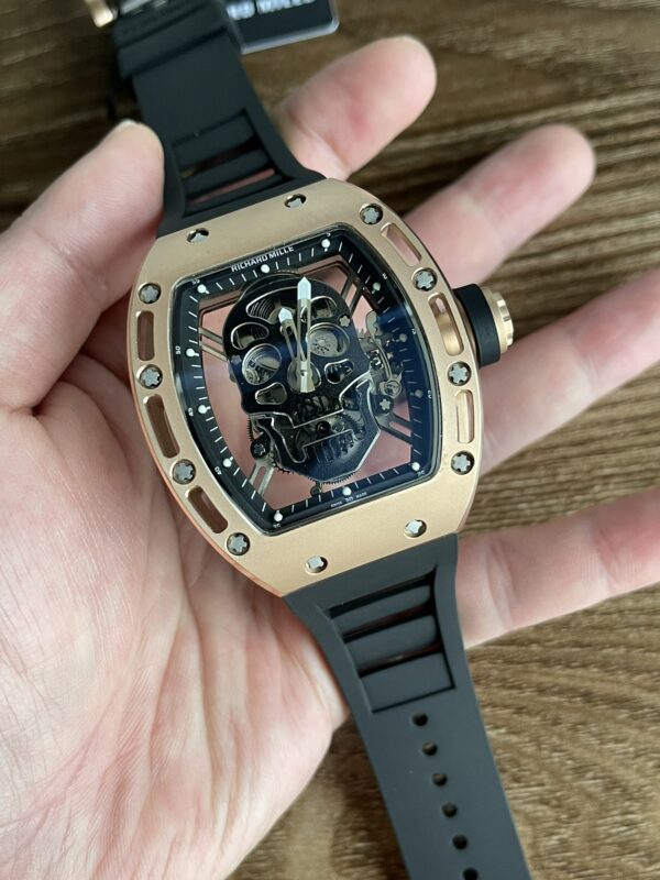 5 Colors Richard Mille Limited Edition RM52 Skull Titanium Tourbillon Openworked Dial - Image 13