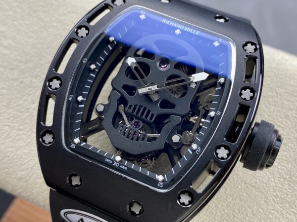 5 Colors Richard Mille Limited Edition RM52 Skull Titanium Tourbillon Openworked Dial - Image 32