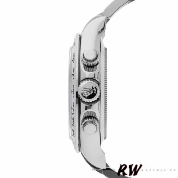 Rolex Cosmograph Daytona 116509 White Arabic Dial White Gold 40MM Mens Replica Watch - Image 5
