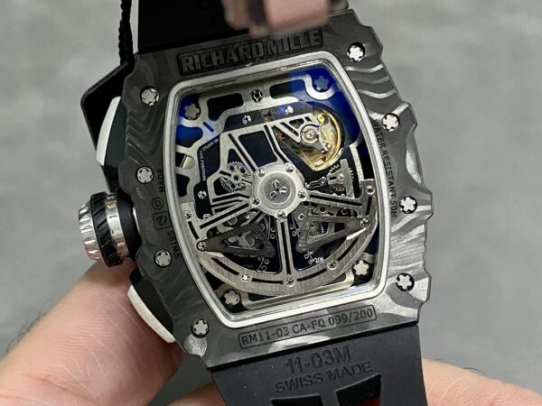 Richard Mille RM11-03 Carbon Automatic Flyback Chronograph Black - Image 8