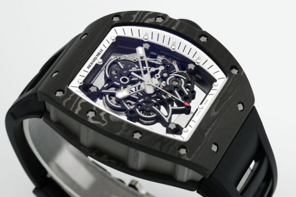 Richard Miller RM 055 RMUL2 NTPT Carbon Fiber Black & White - Image 5