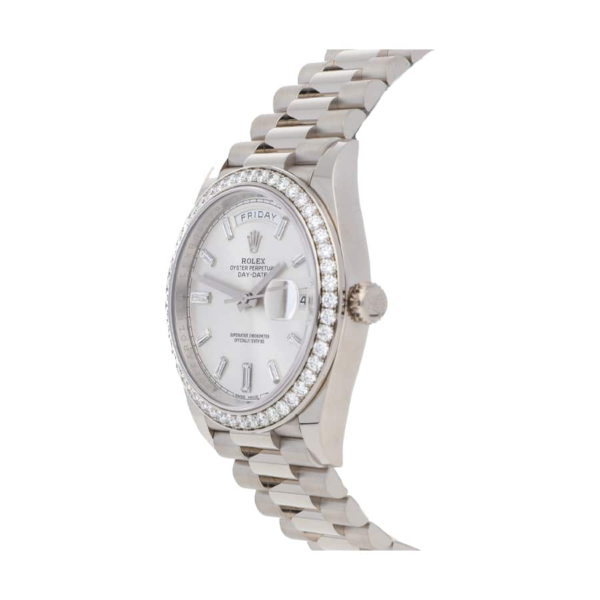 Rolex Day-Date 228349RBR Diamond Bezel Sundust Dial Replica - Image 3
