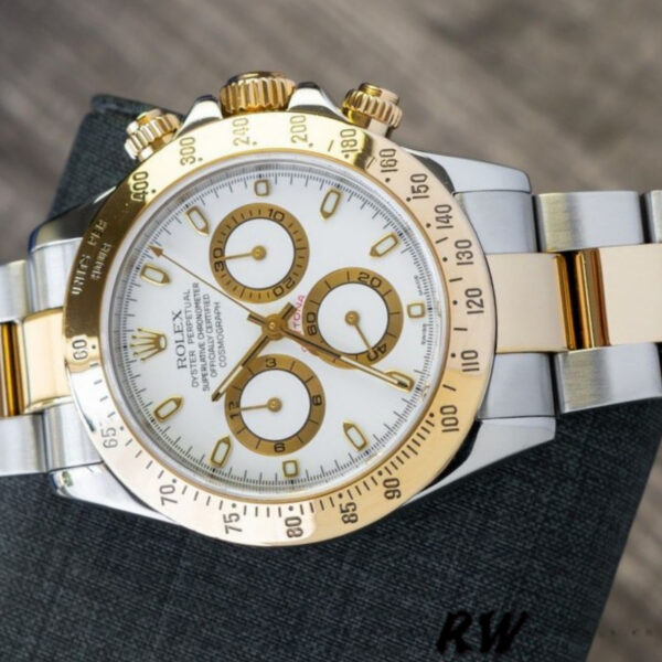 Rolex Cosmograph Daytona 116503 White Index Dial 40MM Mens Replica Watch - Image 5