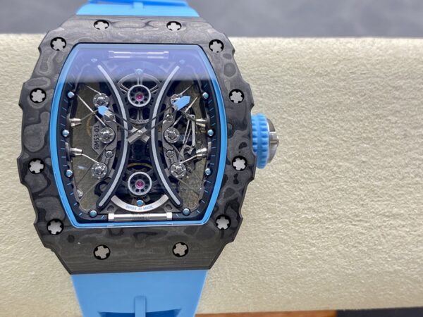 Richard Mille RM 53-01 Tourbillon Pablo Mac Donough Blue Rubber Strap - Image 3