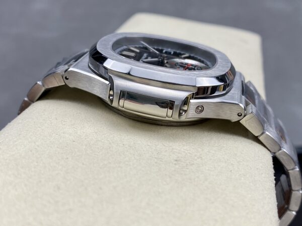 Patek Philippe Nautilus Chronograph Stainless Steel Black Dial 5980 1A 014 - Image 6
