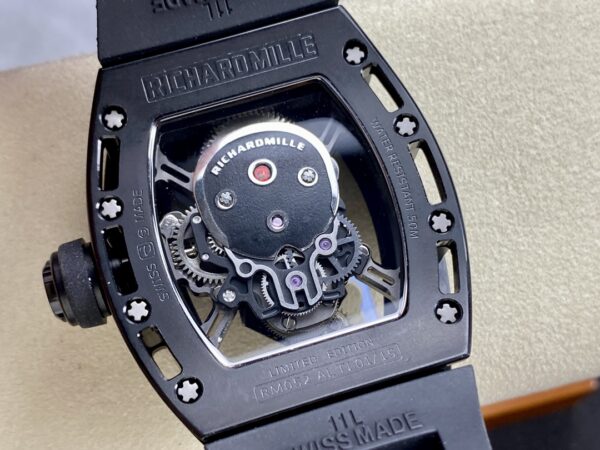 5 Colors Richard Mille Limited Edition RM52 Skull Titanium Tourbillon Openworked Dial - Image 35