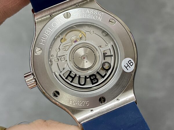 565.NX.7170.RX.1204 Hublot Classic Fusion Titanium Blue Diamonds - Image 7