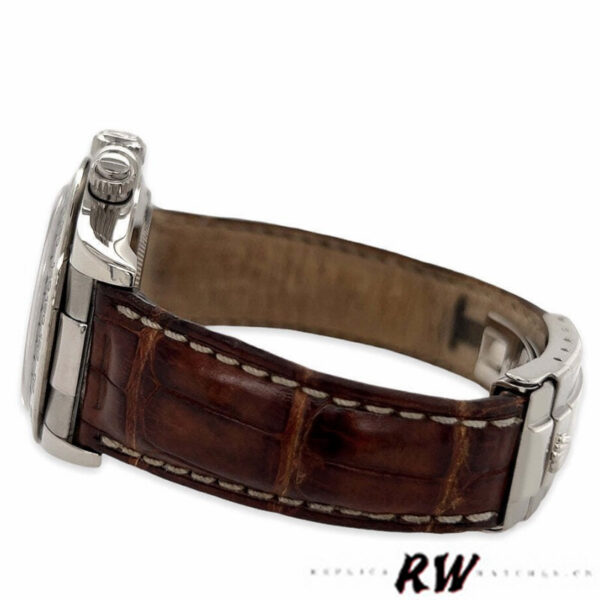 Rolex Daytona 116519 Brown Leather strap Meteorite Dial 40mm Mens Replica Watch - Image 5