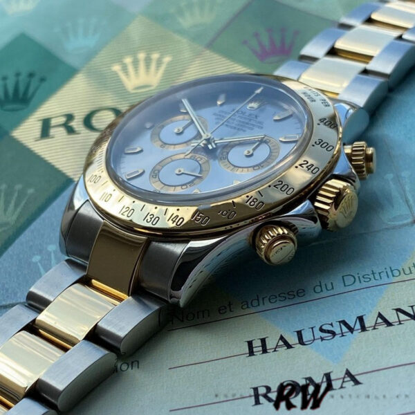 Rolex Daytona 116523 Stainless Steel Gray Slate Dial 40mm Mens Replica Watch - Image 3