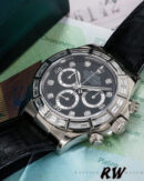 Rolex Cosmograph Daytona 116589 Black Diamond Dial 40MM Mens Replica Watch - Image 3