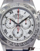 Rolex Daytona 116519 Blue Leather strap Meteorite Dial 40mm Mens Replica Watch - Image 2