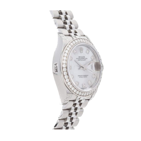 Rolex Datejust 279384RBR White Gold Mother Pearl Dial Jubilee Replica - Image 2