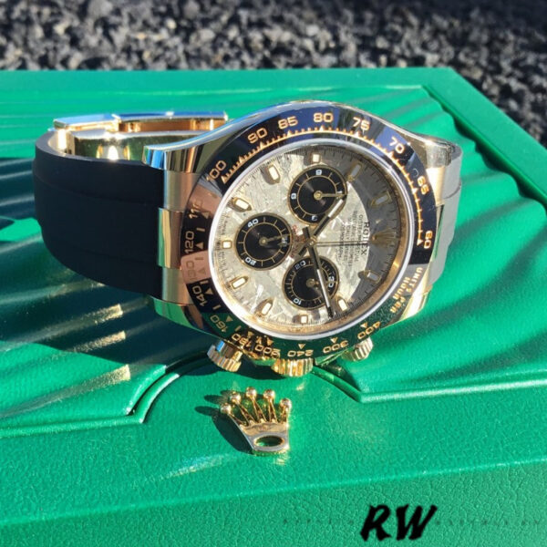 Rolex Cosmograph Daytona 116518LN Meteorite and Black Index Dial 40mm Mens Replica Watch - Image 4