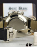 Rolex Daytona 116519 Panda Dial Black Leather Strap 40mm Mens Replica Watch - Image 5