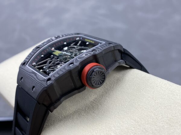 Richard Mille Rafael Nadal NTPT Carbon RM Black Rubber Strap RM035-02 - Image 7