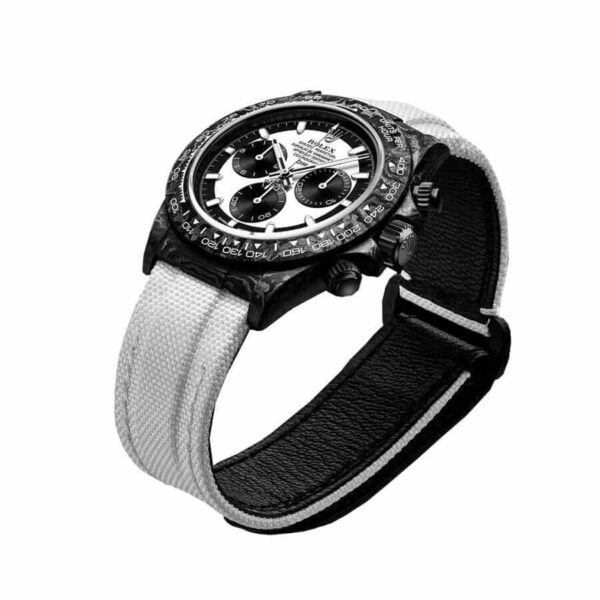 Rolex Daytona Carbon Cosmograph Cream Dial 4130CR Replica - Image 2