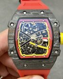 Richard Mille RM 67-02 Extra Flat Italy Carbon TPT Red Yellow - Image 3
