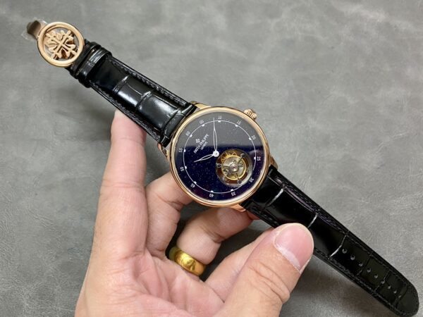 Patek Philippe Grand Complications Sky Moon Tourbillon Rose Gold 6102P 001 Watch - Image 6