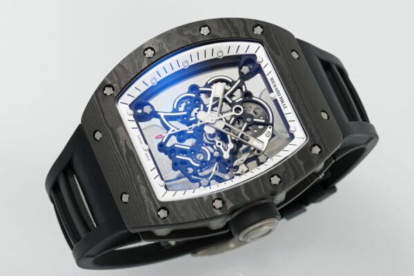 Richard Miller RM 055 RMUL2 NTPT Carbon Fiber Black & White - Image 4