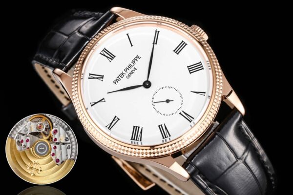 Replica Patek Philippe Calatrava 5119R 39MM Rose Gold Watch - Image 4