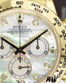 Rolex-Daytona 116528 Yellow Gold MOP Diamond 40mm Mens Replica Watch - Image 4