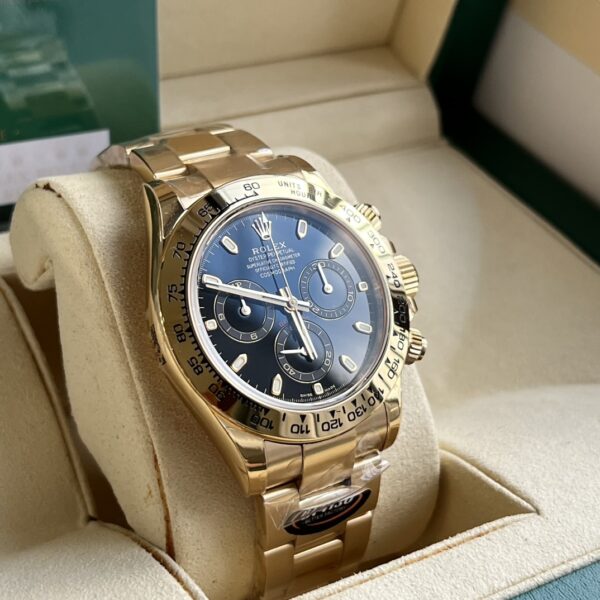 Rolex Daytona 116508 Yellow Gold Black Index Dial 40MM Mens Replica Watch - Image 5
