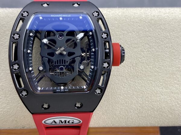 5 Colors Richard Mille Limited Edition RM52 Skull Titanium Tourbillon Openworked Dial - Image 20