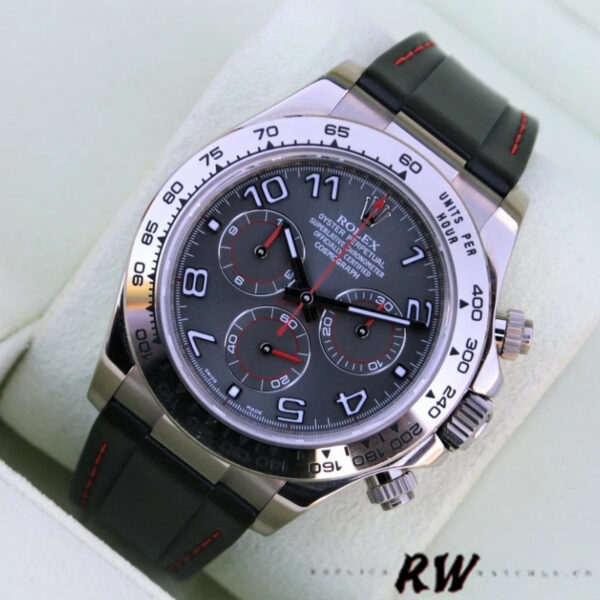 Rolex Cosmograph Daytona 116519 Grey Racing Dial 40mm Mens Replica Watch - Image 3