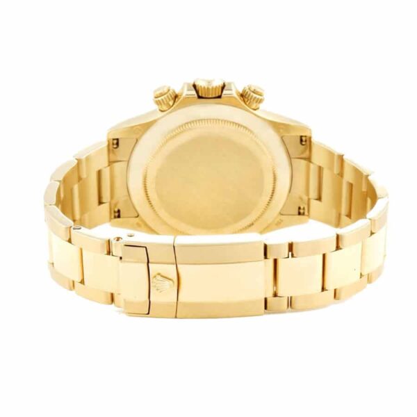 Rolex Daytona Cosmograph 116528 Yellow Gold White Dial Oyster Replica - Image 3