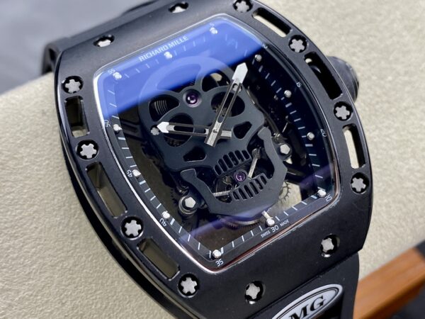 5 Colors Richard Mille Limited Edition RM52 Skull Titanium Tourbillon Openworked Dial - Image 31