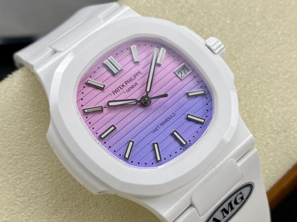 Patek Philippe Nautilus Pink & Purple 5711 40MM Watch - Image 5