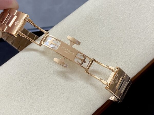 Patek Philippe Nautilus Ladies Rose Gold & Yellow Gold Silver Dial 7118 1R 001 35.2mm - Image 11