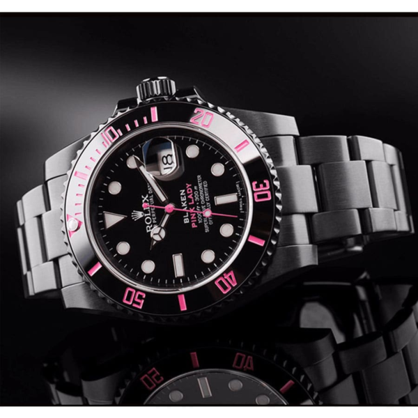 Rolex Submariner 116610N Pink Venom Black Dial Replica - Image 3