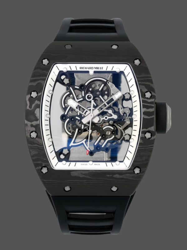 Richard Miller RM 055 RMUL2 NTPT Carbon Fiber Black & White