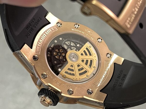 Richard Mille RM 63 01 Automatic Winding Dizzy Hands Rose Gold Watch - Image 10