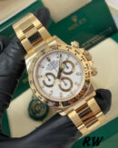 Rolex Daytona 116508 Yellow Gold White Index Dial 40MM Mens Replica Watch - Image 3