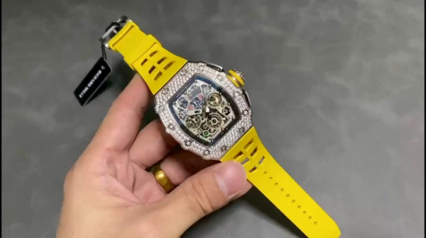 Richard Mille RM 011 03 Stainless Steel & 18K Gold Diamond Bezel - Image 2