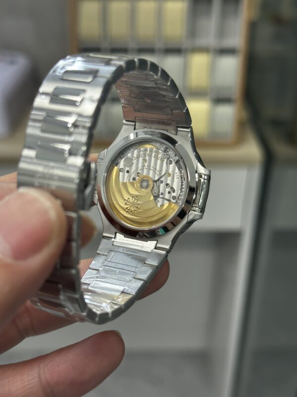 Patek Philippe Nautilus Ladies Stainless Steel Blue Dial 7118 1200A 001 35mm - Image 6