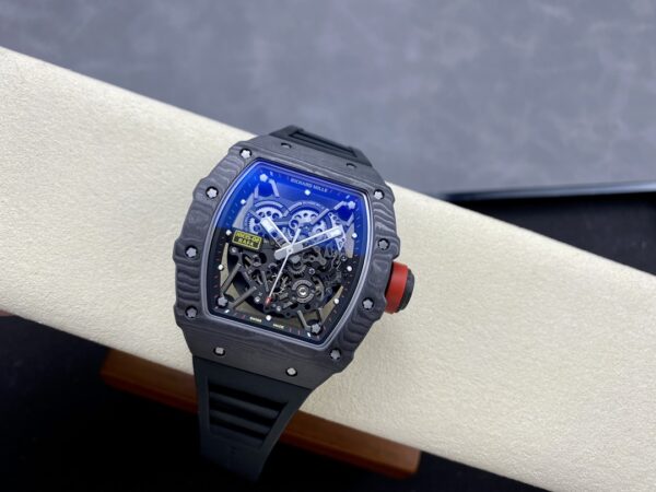 Richard Mille Rafael Nadal NTPT Carbon RM Black Rubber Strap RM035-02 - Image 6