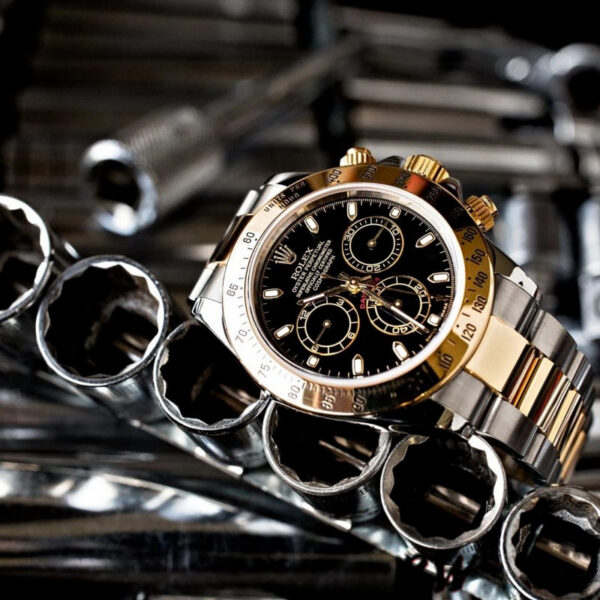 Rolex Daytona 116523 Stainless Steel Black Dial 40mm Mens Replica Watch - Image 2